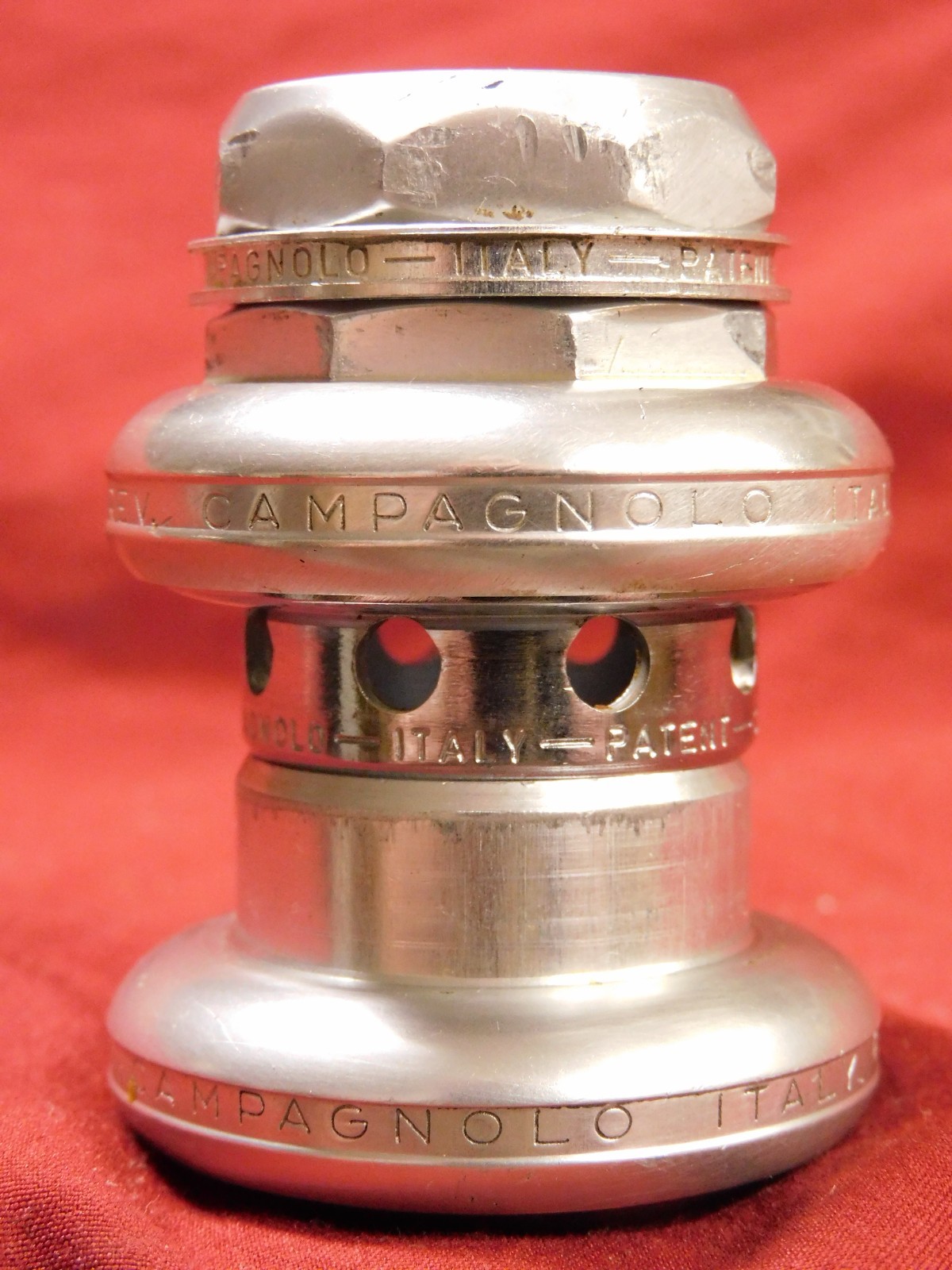 Vintage 80’s Campagnolo #4041 Super Record Alloy Road Headset Italian 25.4 x 24F