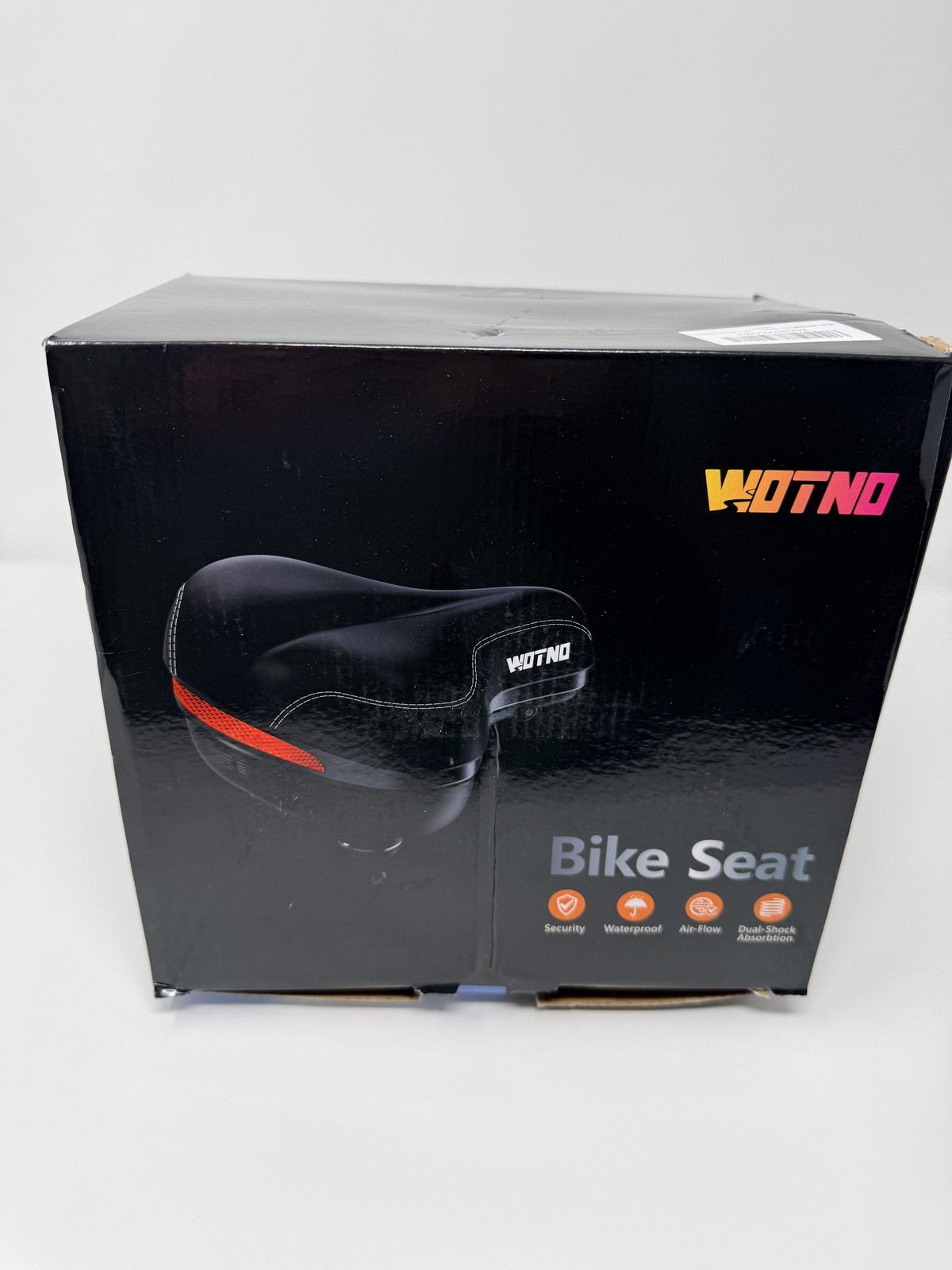 WOTNO Comfort Bike Seat Saddle Universal Fit Padded Bicycle Cushion Black New