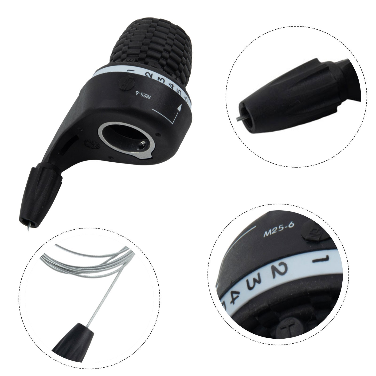 Newest Bike Turn Handle Gear Shifters 6speed For -Shimano Compatible Sets 1x