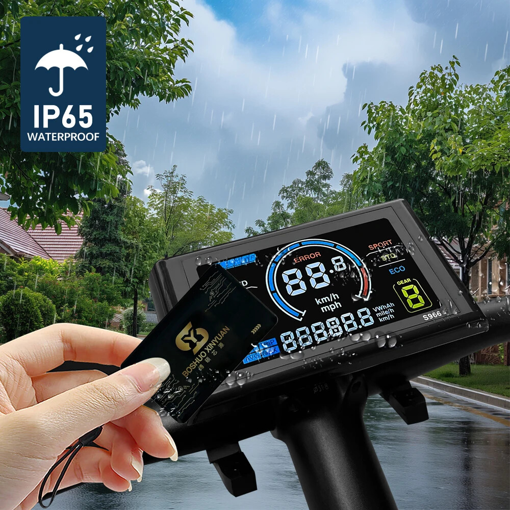 E-Bike JN-NFC S966 Display Magnetic Card Induction SM/WP Plug With JN Controller