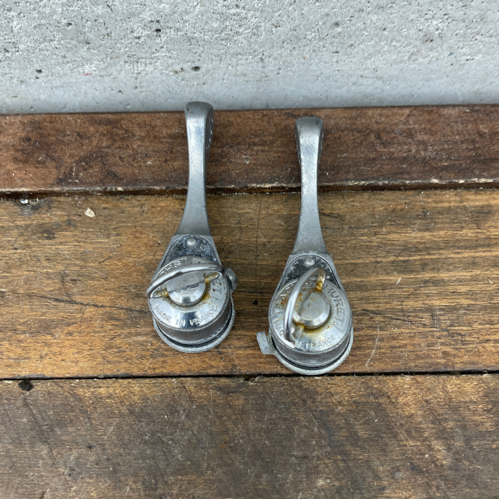Vintage Sachs Shifters Huret Down Tube Braze On Friction Shift Lever 80s Tour