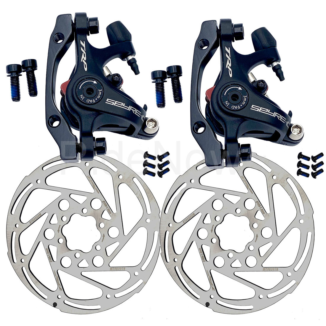 TRP Spyre-C CX Bike Disc Brake set Caliper Front,160,Rear,160 W/Rotors Black