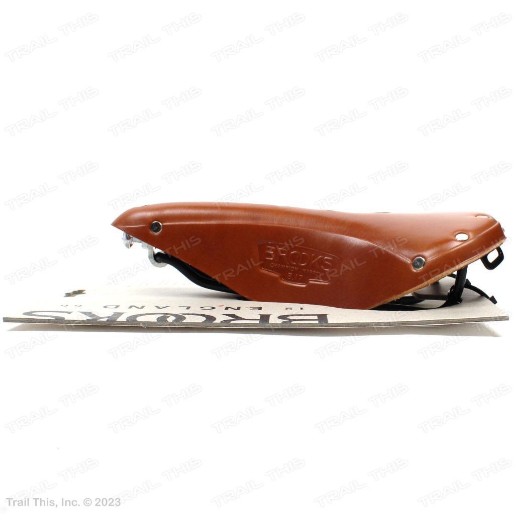 Brooks B17 Narrow – Honey – Classic Leather Bicycle Saddle with Black Rails