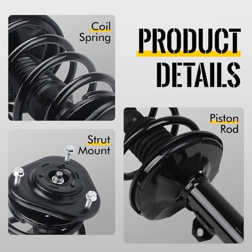 172115 172114 Front Pair Complete Struts Shock Absorber fit for Toyota