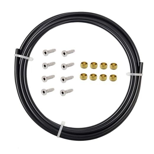 Hydraulic Disc Brake Hose Repair Kit 3 Meters Hose Olive Inset Compatible with