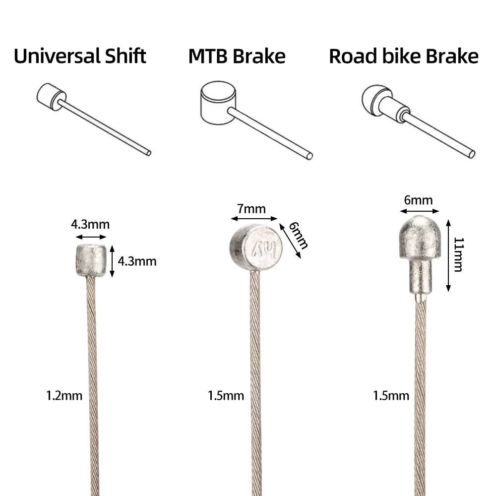 Bicycle Stainless Steel Inner Shift Brake Wire MTB Road Bike Shifting Zinc Coat