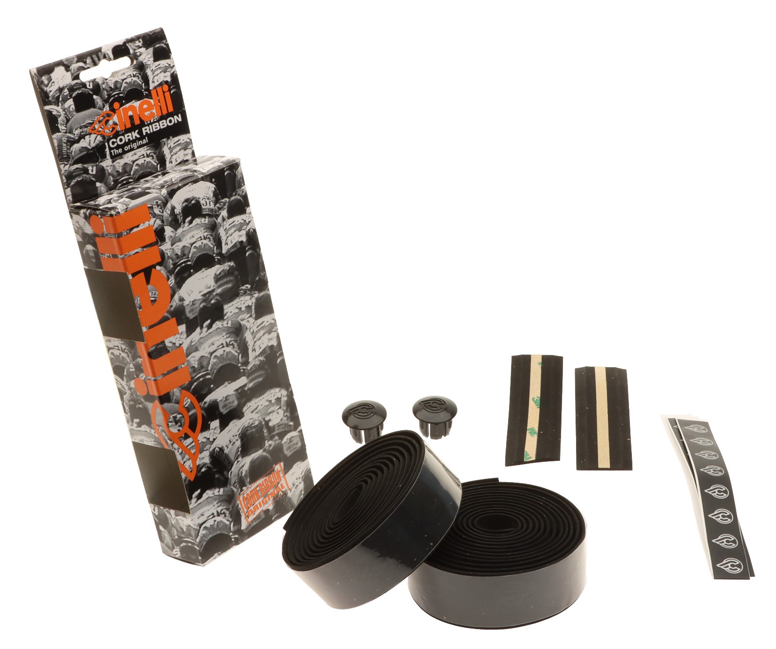 Cinelli Cork Ribbon Original Handlebar Tape Road Bike Black NEW NOS NIB