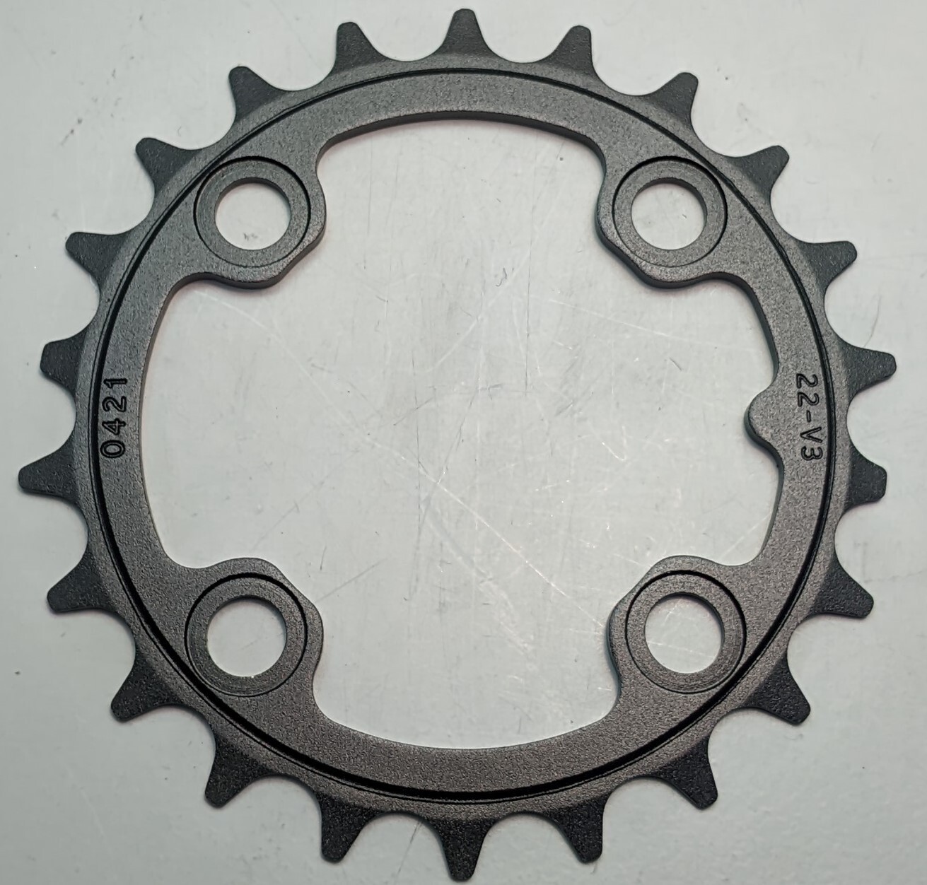 Truvativ SRAM MTB Chainring 22T V3 – 64mm BCD Black – Fit 3×9 Speed Crankset