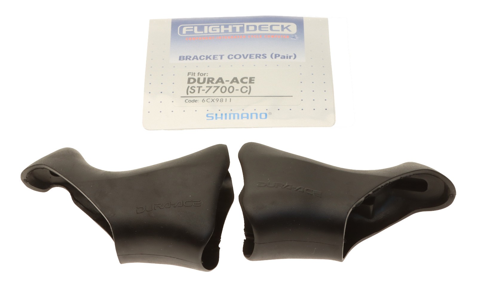 Shimano Dura-Ace Brake Hoods for ST-7700-C Flightdeck Pair Aero Black NEW NOS