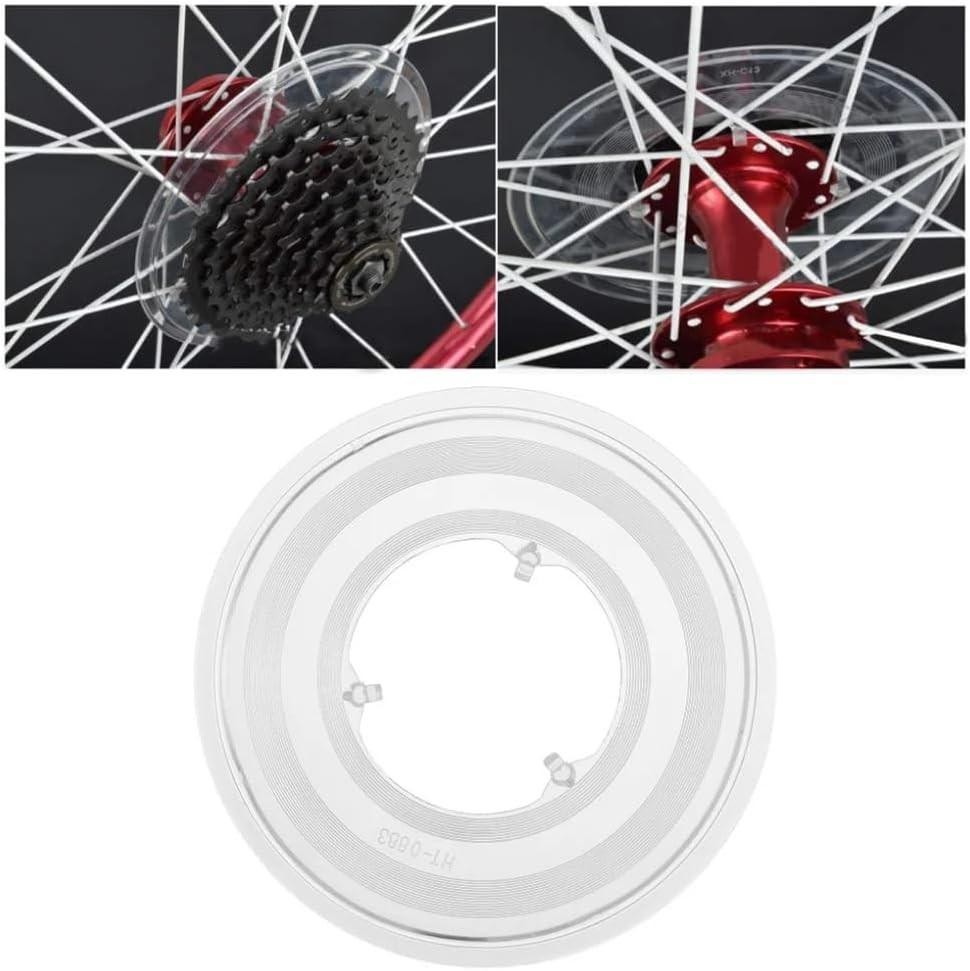 3 Pack Bike Spoke Protector Flywheel Spokes Guard Plastic Cover for Bicycle Rear