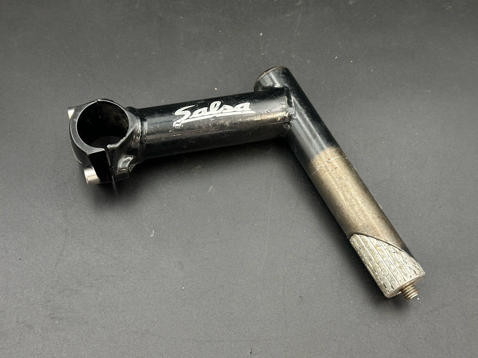 Vintage Salsa Quill Stem 1in 26.0mm Clamp Black MTB Road 100mm