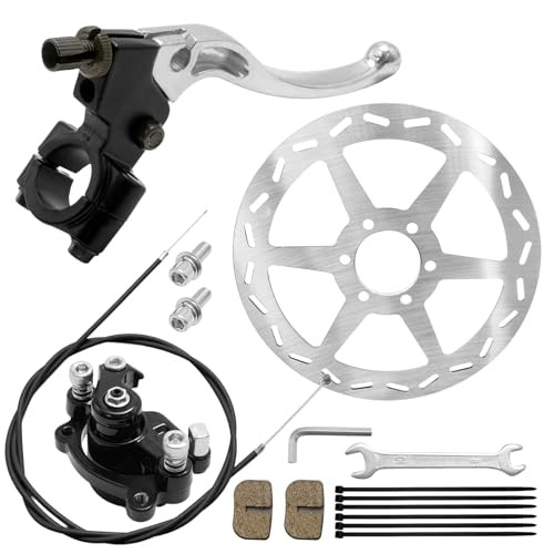 Mini Bike Hydraulic Brake Kit 180mm Mini Bike Disc Brake Rotor Caliper,