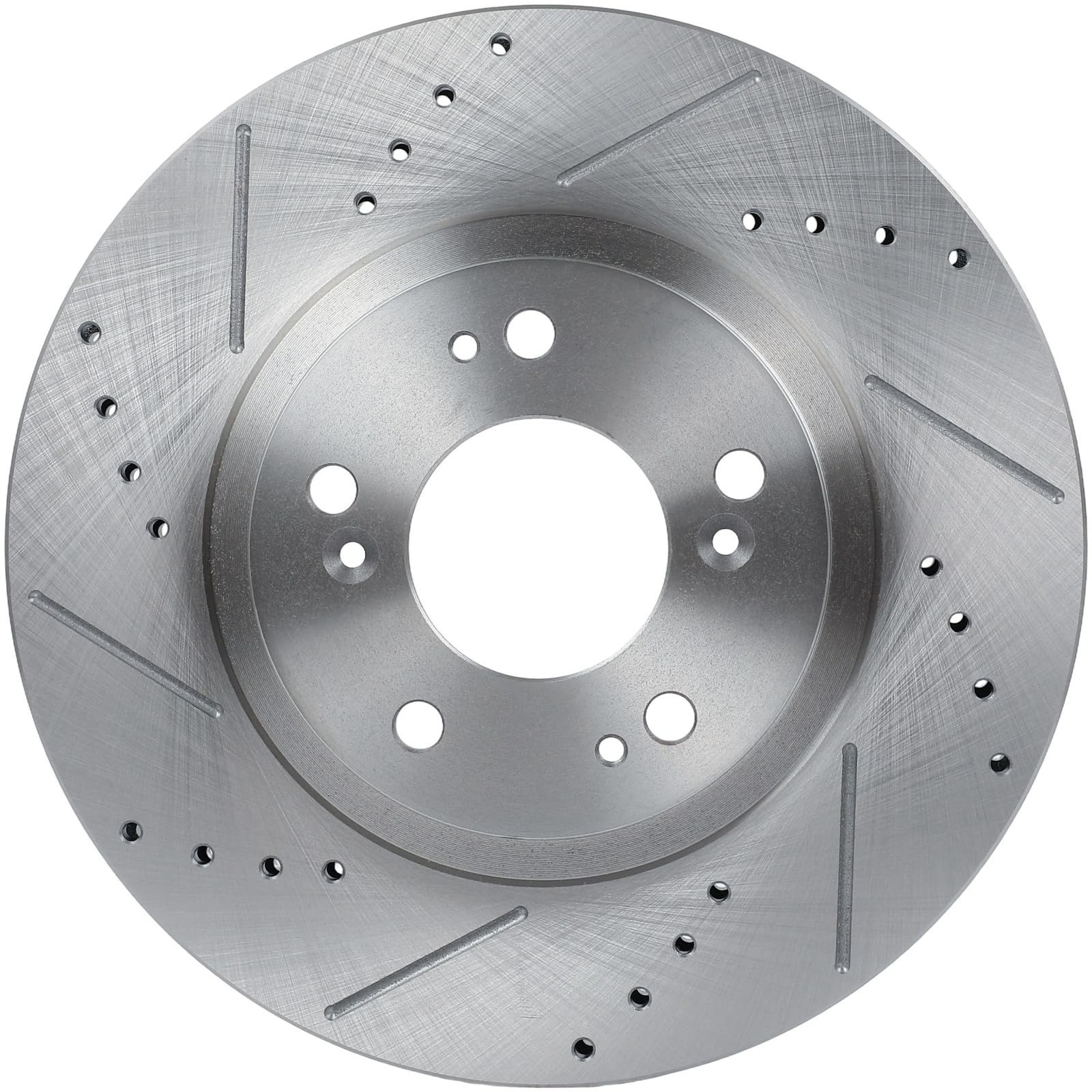 SCITOO Front Brake Rotors 2pcs Drilled & Slotted for Chrysler Dodge Jeep