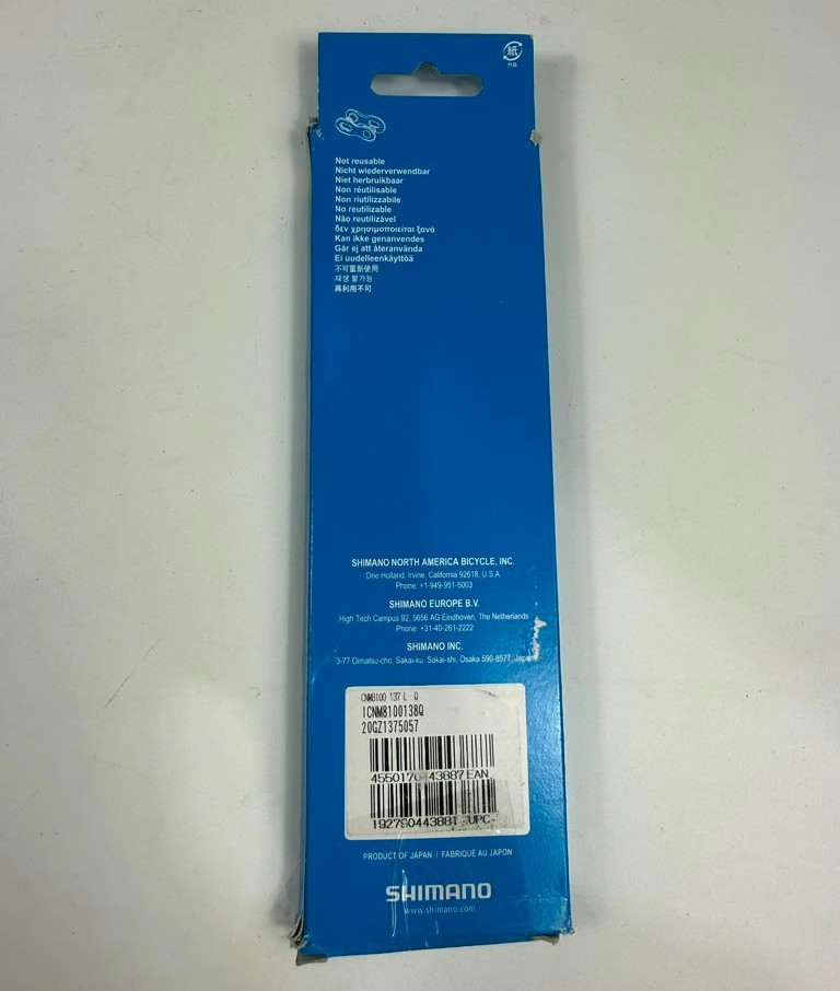 Shimano Chain CN-8100 XT 12S MTB 138 Links