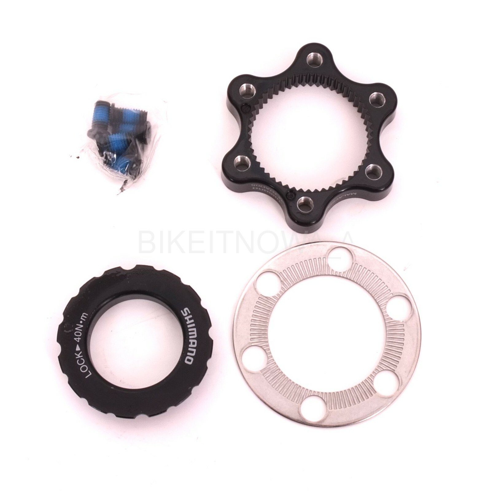 New Shimano Bike Center Lock to 6 Bolt Disc Rotor HUB Adapter SM-RTAD05