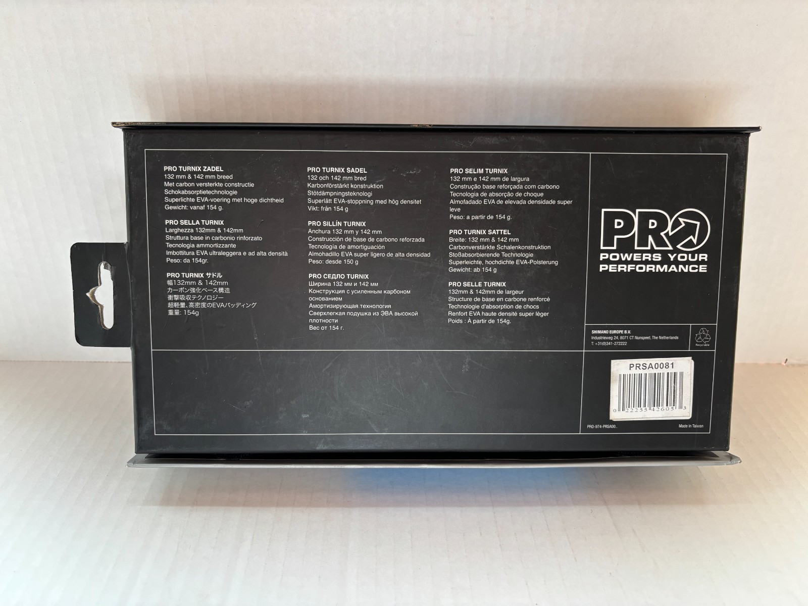 PRO Saddle Turnix Ti Anotomical Fit 132mm