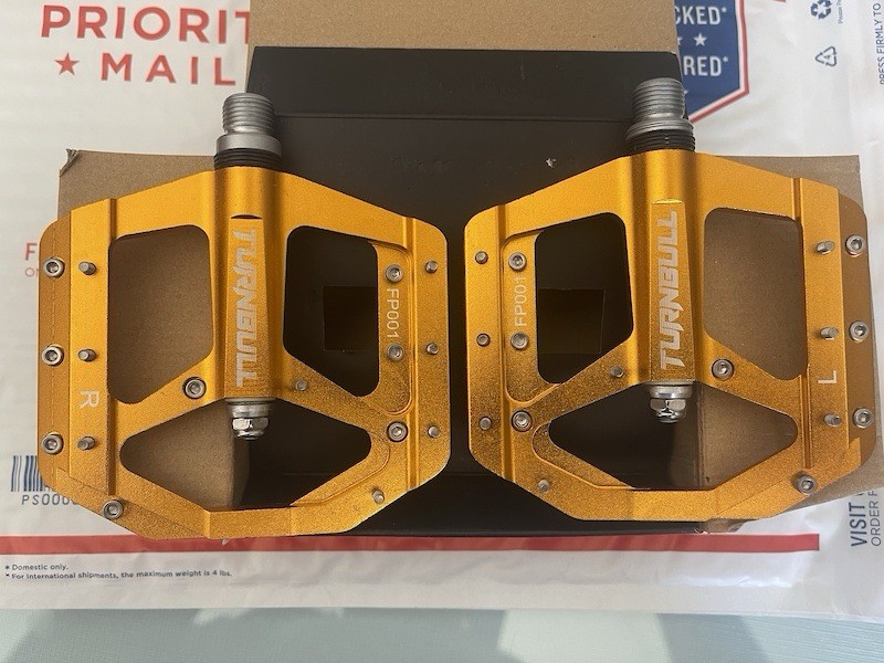Turnbull Components Bicycle Pedals DU Bearing MTB Road Bike Pedals 9/16″ A Pair