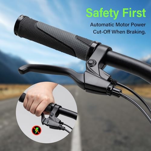 E-Bike Brake Lever, Left&Right E-Bike Replacement Parts (1 Pair), 2 Pin