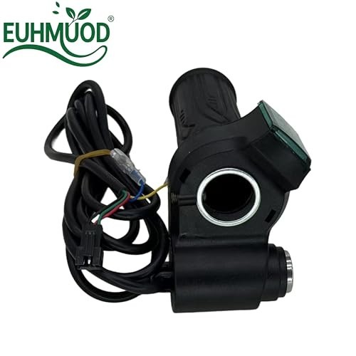 Universal E-Bike Throttle Grip 12V-84V with LCD Display & Key Lock for Scooter/M