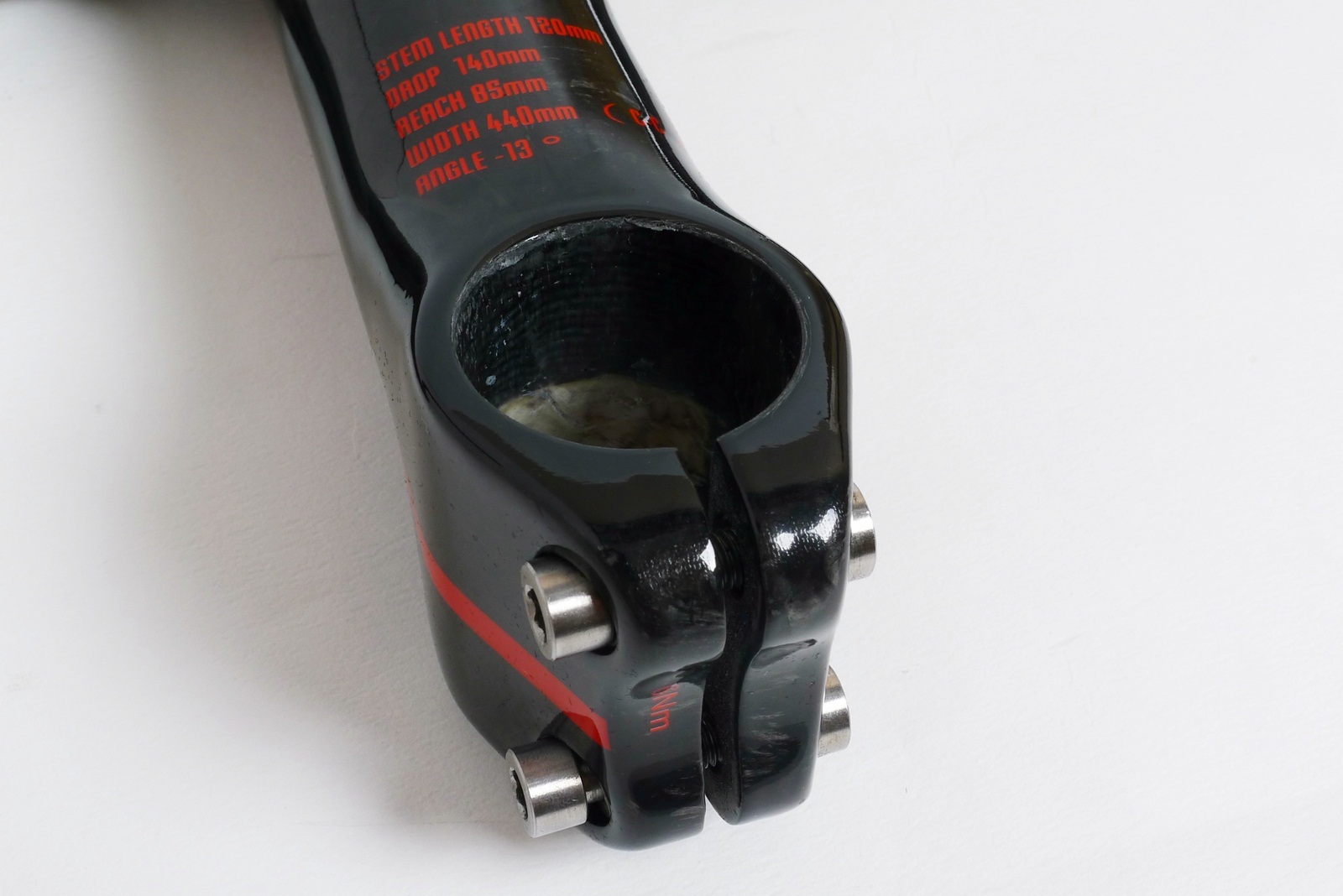 mr-ride 440x120mm 340g Climax 3K Carbon Integrated Handlebar stem HR03A Black
