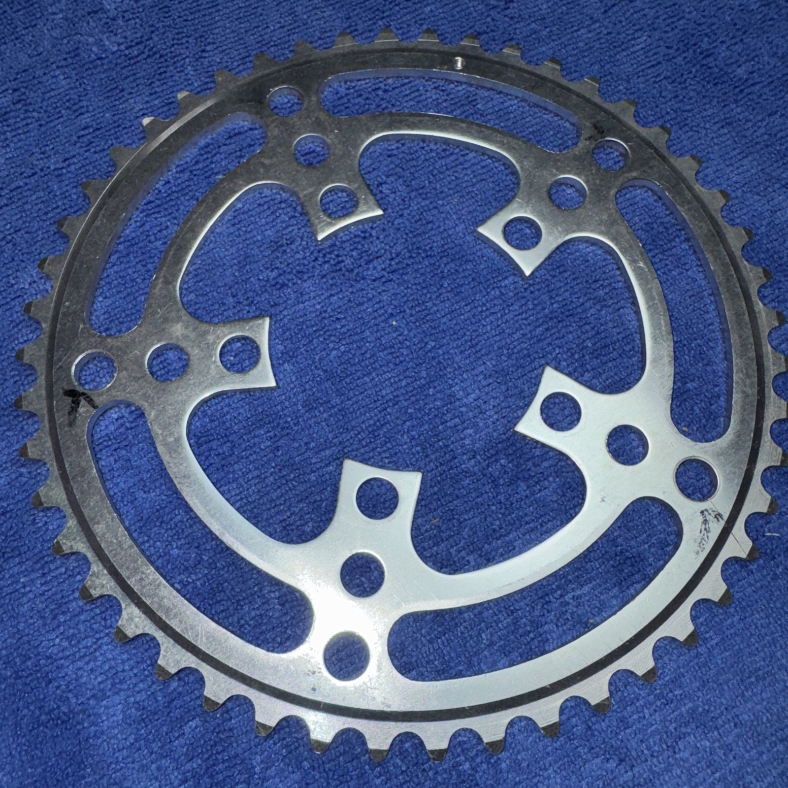 VNTG STRONGLIGHT ALY CHAINRING 86 BCD X 48T SIL FOR MODELS 80.99,100 NEW W/O PKG