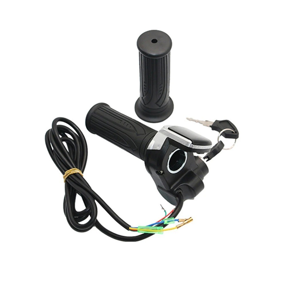 Electric Bike Twist Throttle 36v 48v Grip Speed Display Brushless Controller Kit