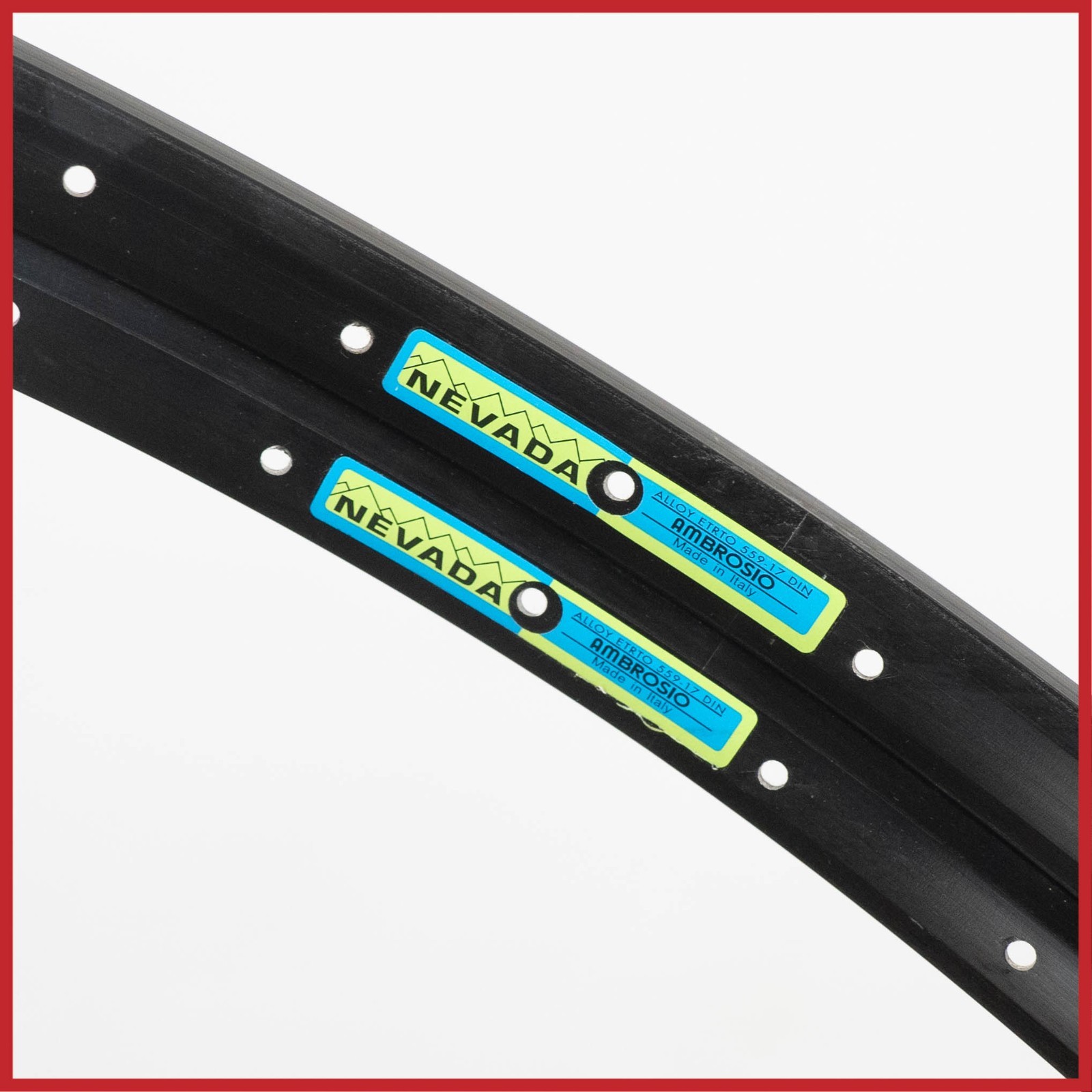 NOS AMBROSIO NEVADA CLINCHER RIMS 26″ 36H VINTAGE MTB MOUNTAIN BIKE BLACK