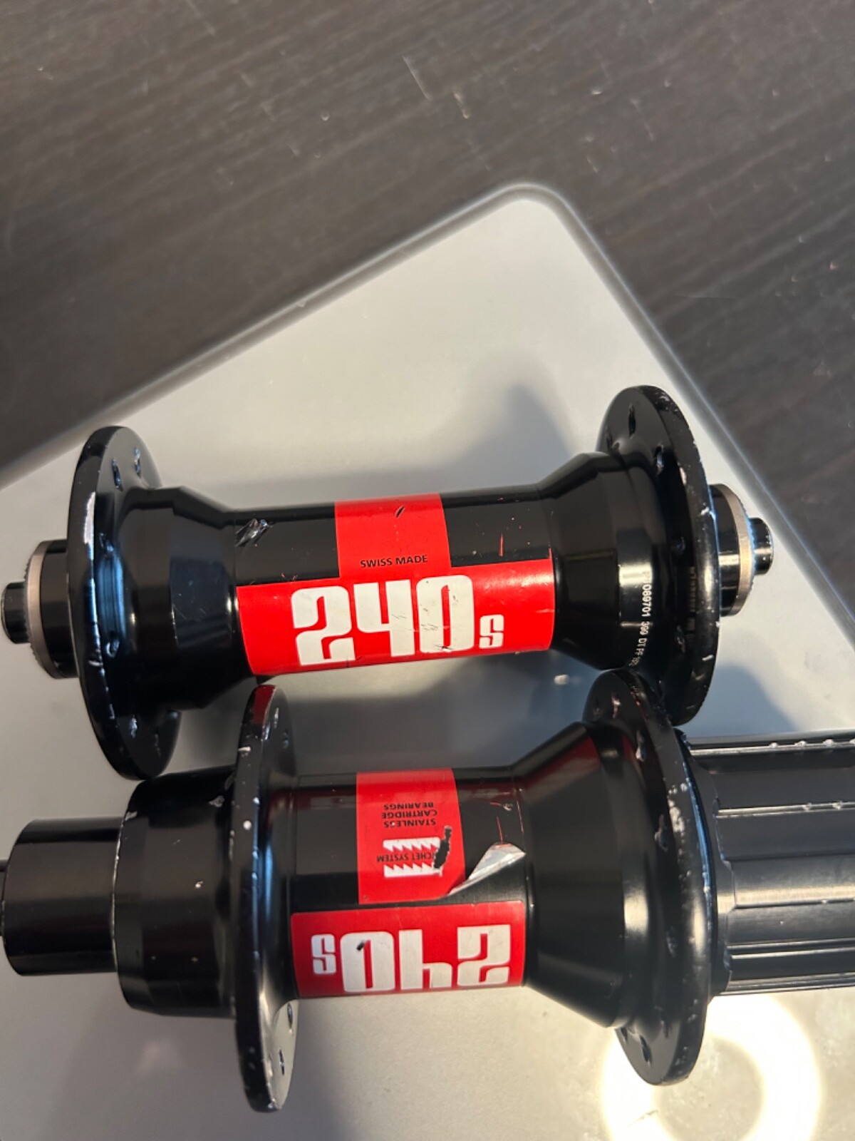 DT Swiss 240s Vintage Road Bike 20/24H pair F&R Hubs RIM BRAKE