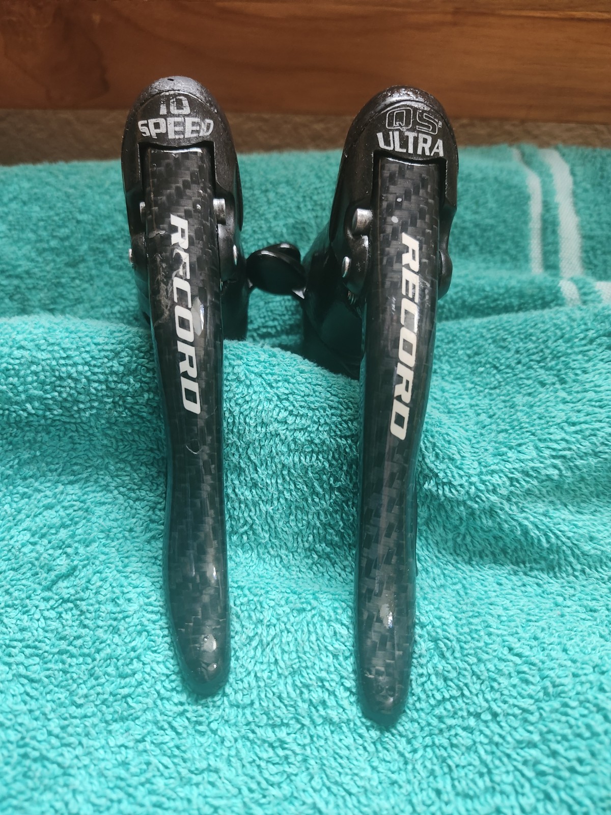 Campagnolo Record 10 Speed QS Ultra Ergo Power Shifters/ Brake set Carbon Italy