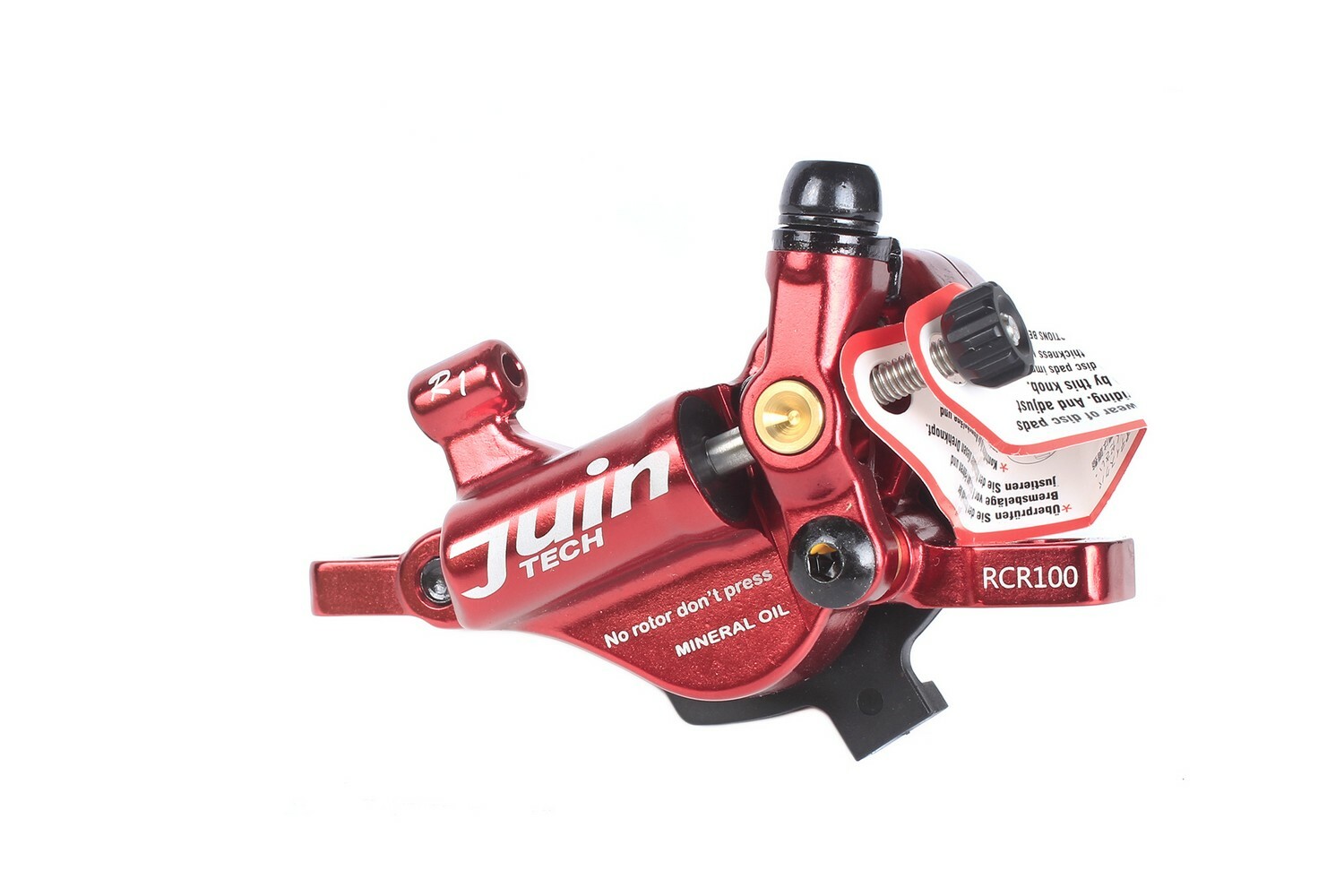 Juin Tech R1 Road Cyclocross Gravel Riding Bike Hydraulic Disc Brake Set Red