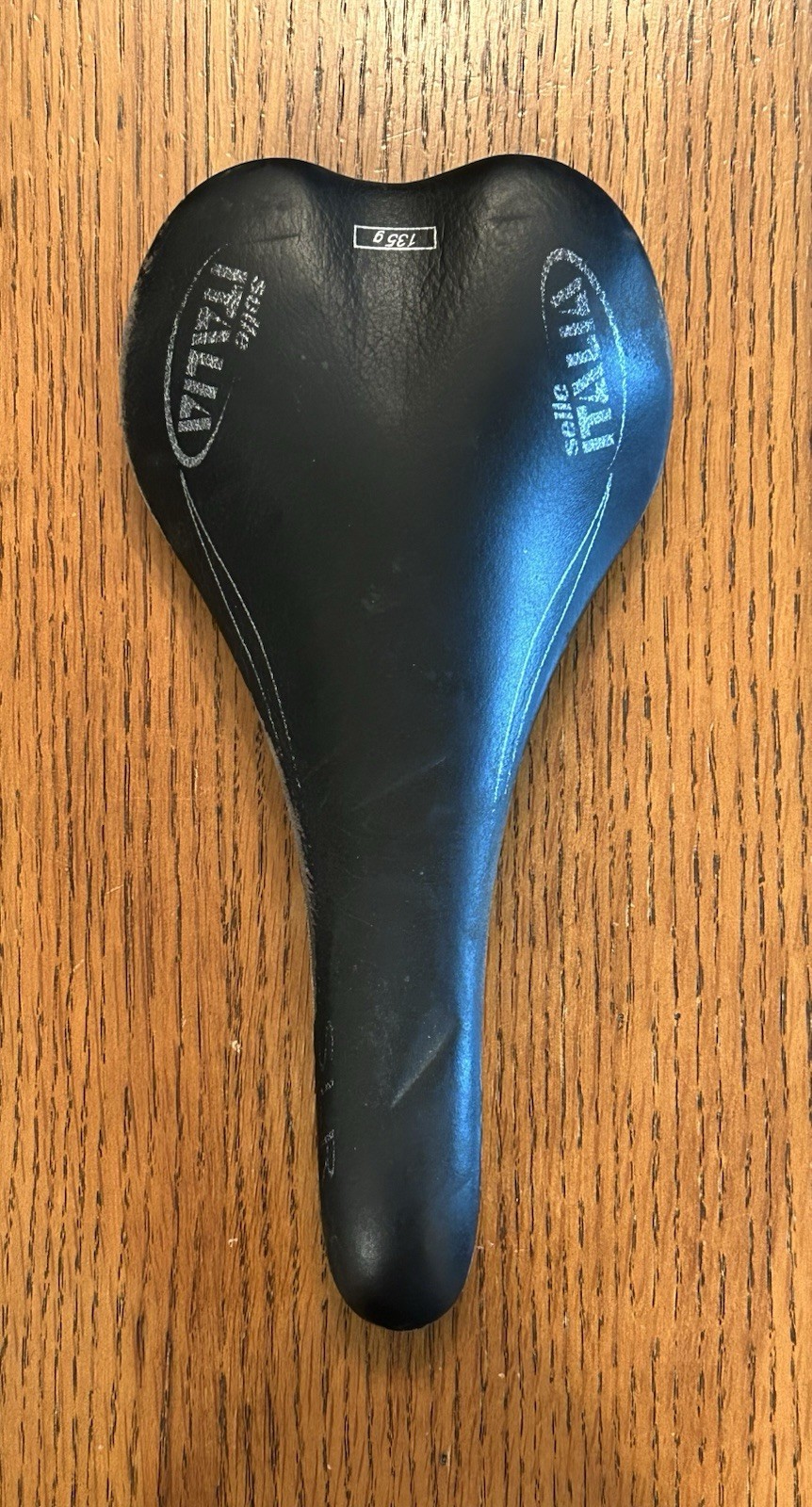 Selle Italia SLR Carbon Fiber – Leather Saddle w/ Titanium Rails – 135g – Italy