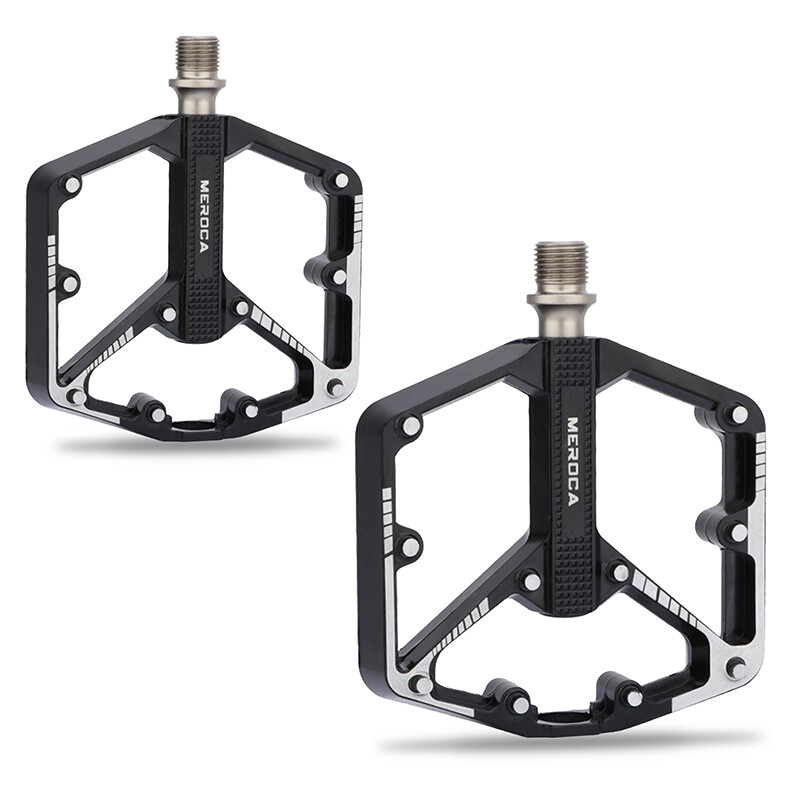 2pcs 9/16″ Mountain Road Bike Pedals DU + Bearing Cycling Bicycle Pedals MTB