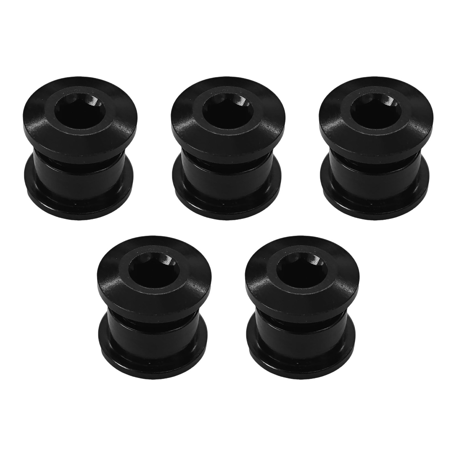5PCS M8 Chainring Bolts, 7075 Aluminum Alloy Bike Crankset Screws, Single Cha…