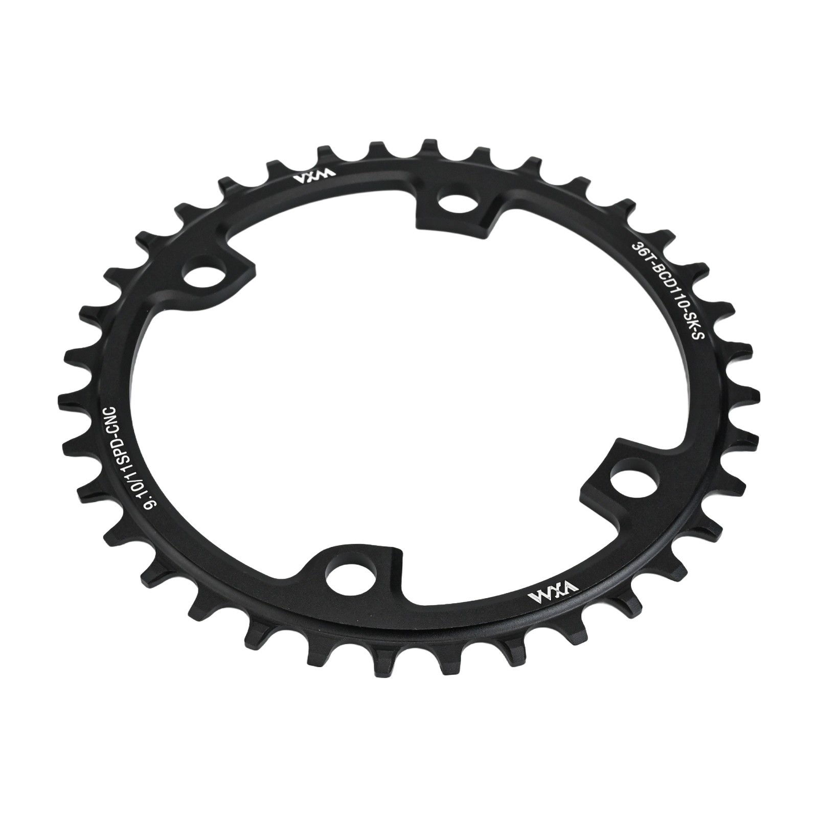 Road Bike Single Chainring CNC Aluminum Alloy 110BCD with Teeth Options