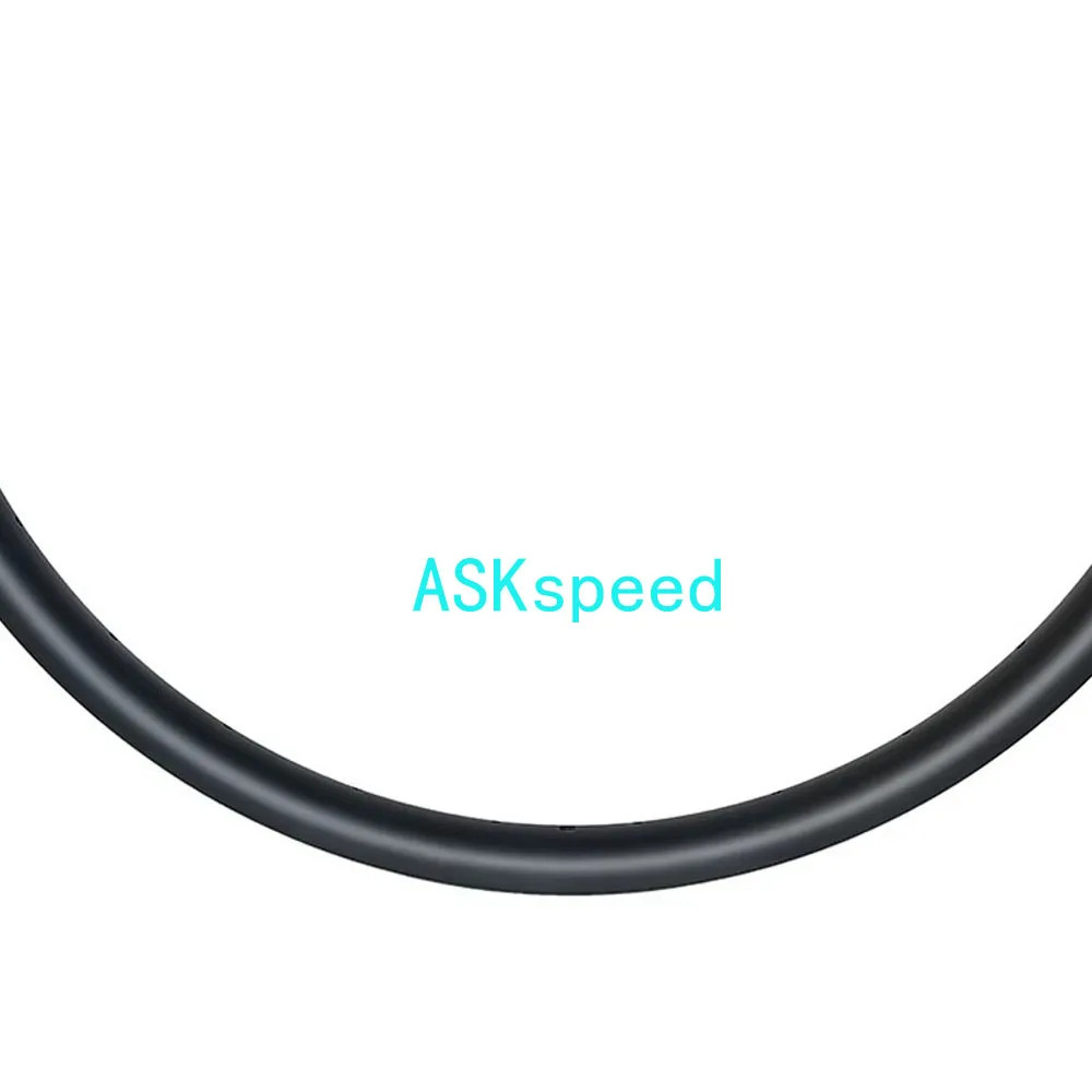 700C Symmetry Disc/V-brake Tubeless Carbon Road Bike Rims Matte/Glossy Finish