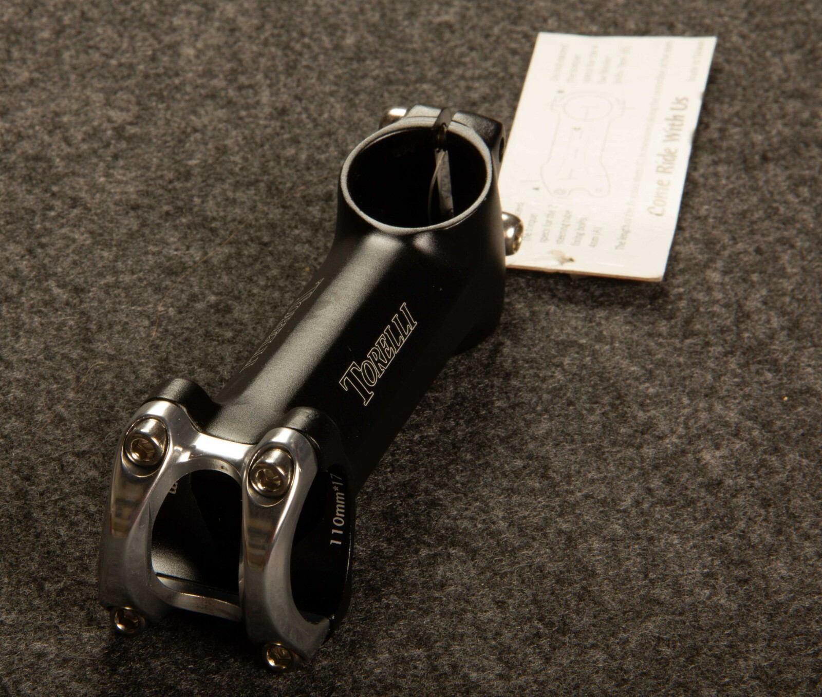 Torelli Bormio Stem – Black 31.8/17°/6000 series Alloy/11cm (110MM)