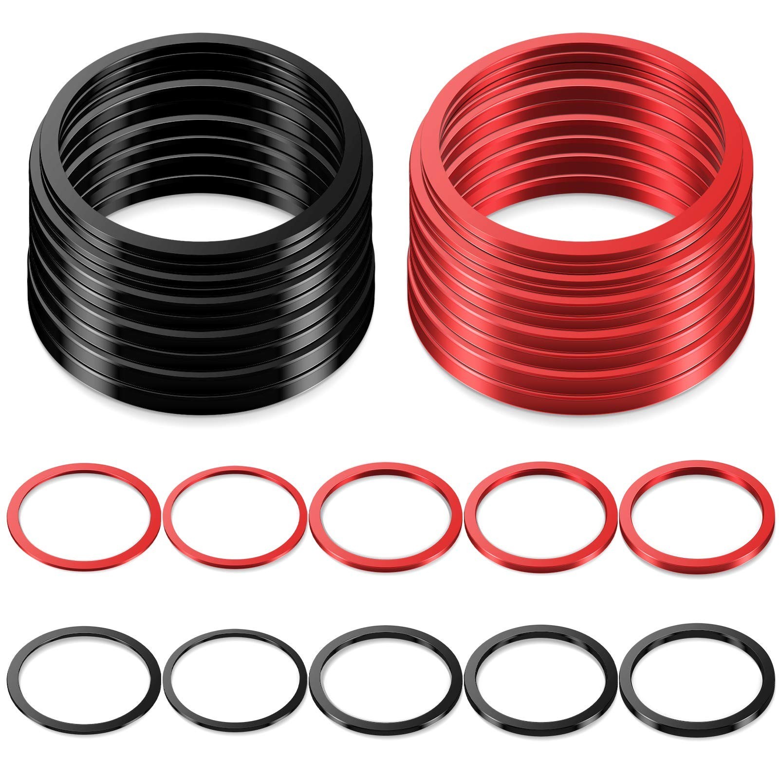 20 Pieces Bike Bicycle Bottom Bracket Spacer 7 8 9 10 11 Speed Cassette Aluminum