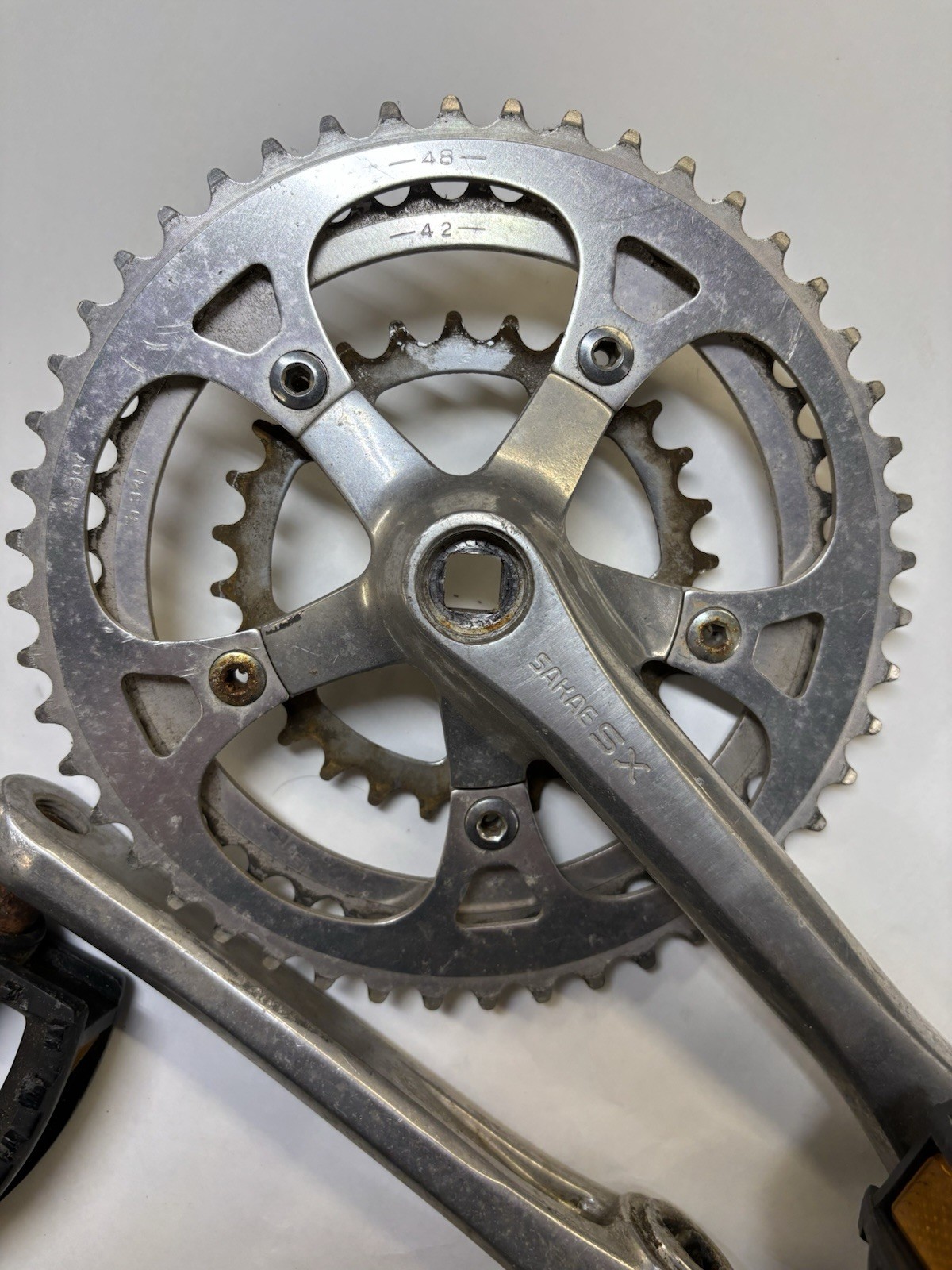 Sakae SX Square Taper Crankset Triple 110/74bcd