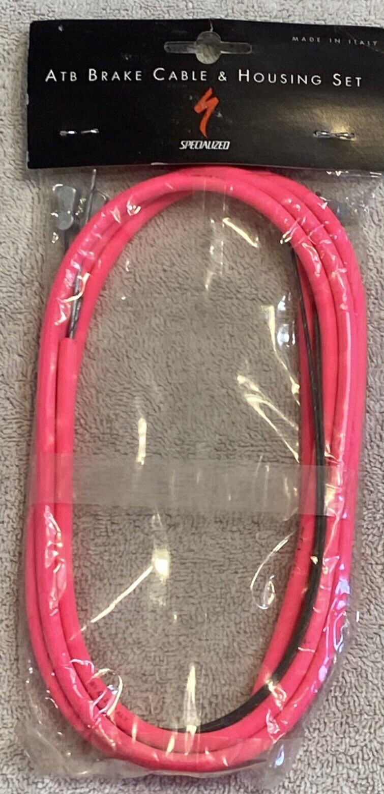 Specialized Vintage ATB Brake Cable & Housing Set Oversized -Hot Pink [ssg]