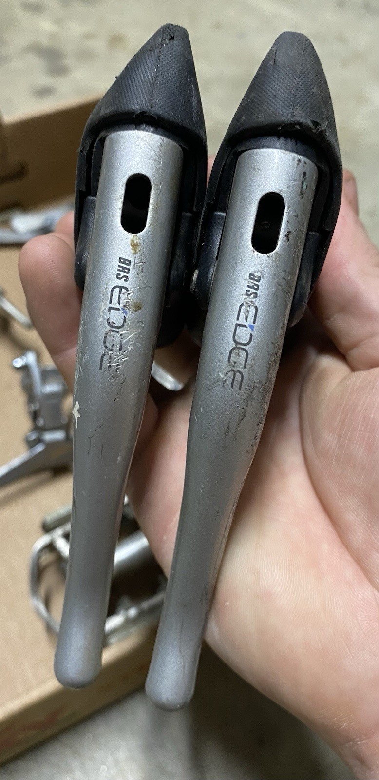 SUNTOUR EDGE 4050 ACCUSHIFT GROUPSET OVALTECH BRS DIA-COMPE 2X7