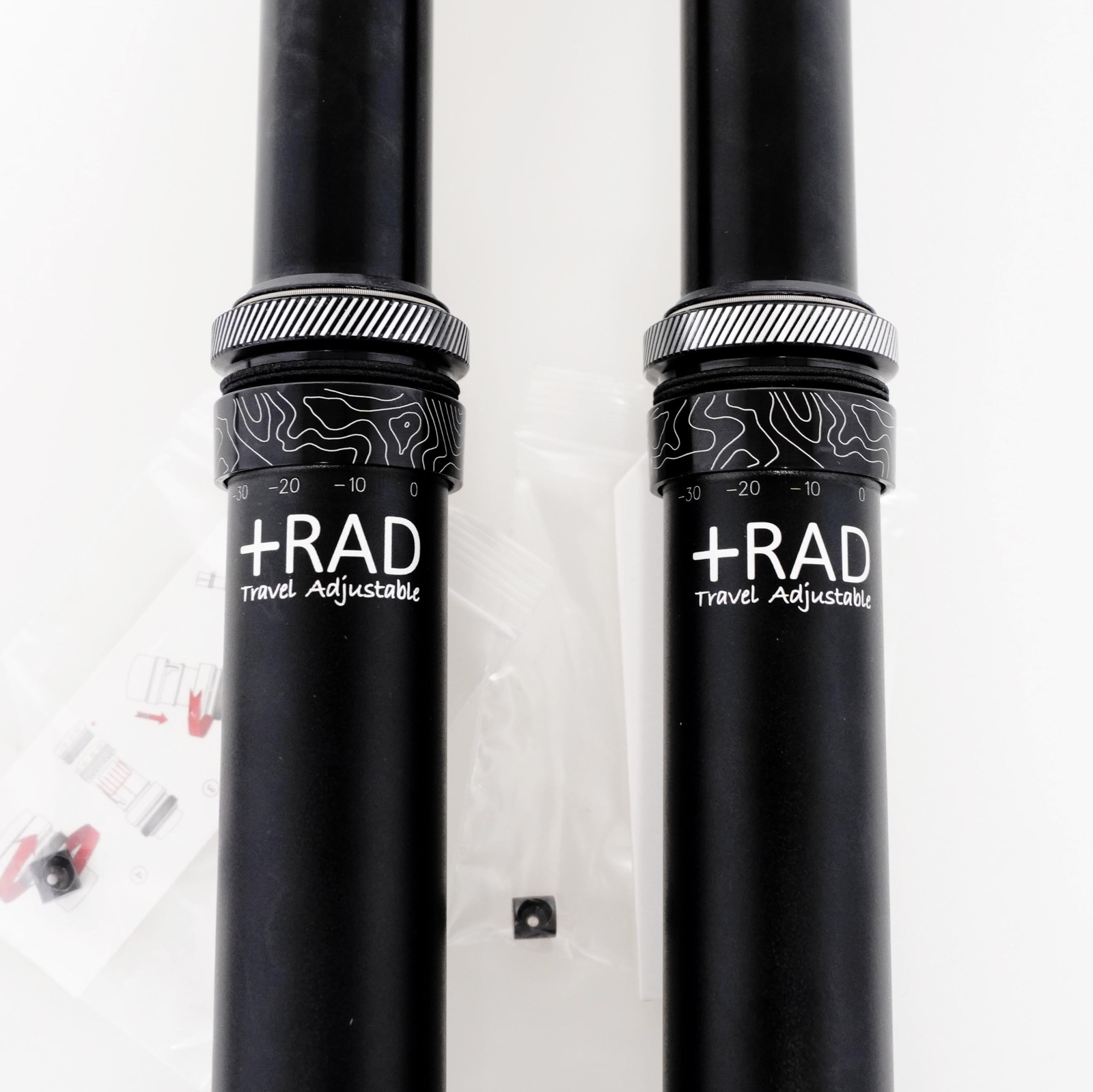 TranzX +RAD Adjustable Travel Internal Dropper Seatpost 30.9mm x 150 / 170mm