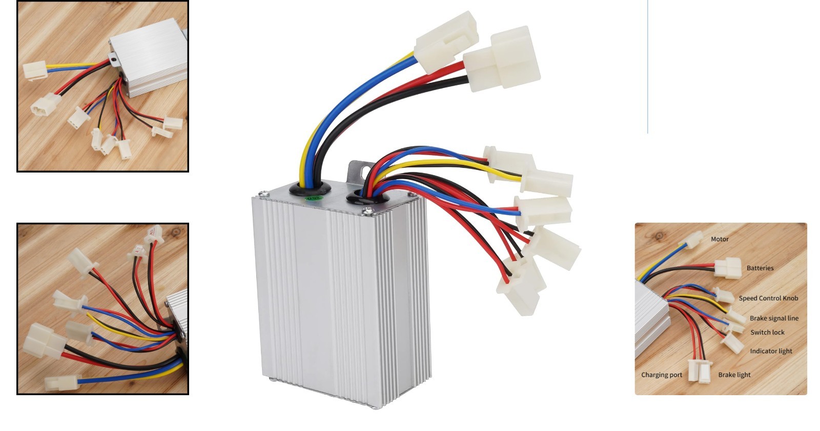 24V 500W Brush Motor Controller – Speed Control for Electric Tricycles
