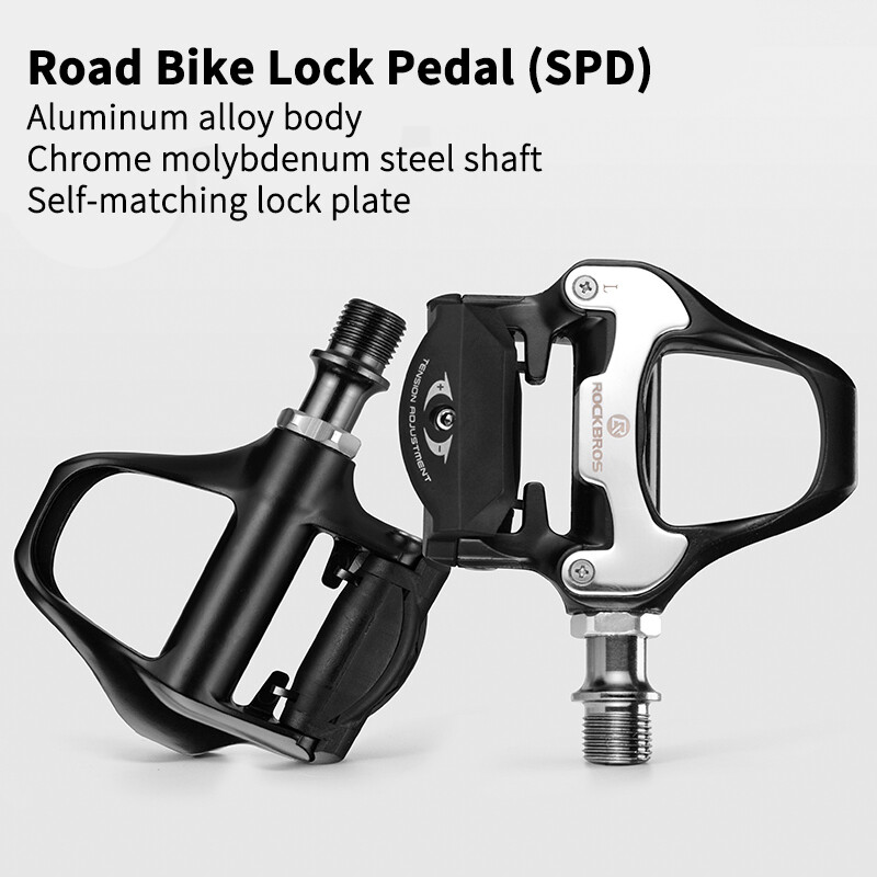 Road Bike Self-lock Pedals with Shimano SPD-SL or Look KEO Cleat 2 Sealed Pedals
