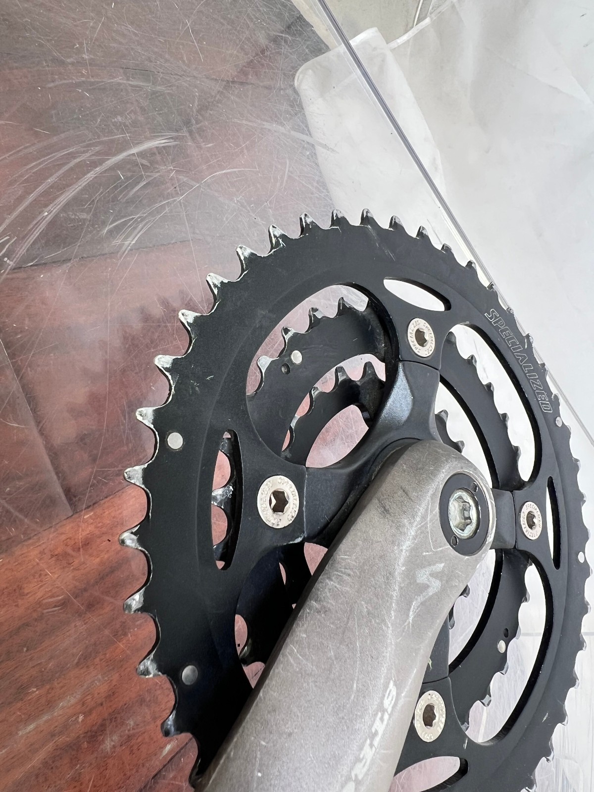 Specialized Strong Arm II 175mm Aluminum Mountain Bike Triple Crankset 44/32/22