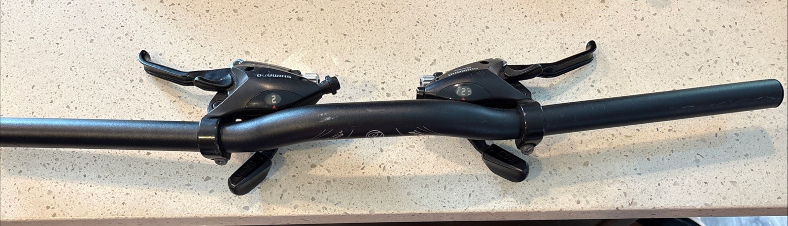 Shimano Integrated V Brake Shifter/Brake Set ST-EF50-8R On Bontrager 600mm 6061