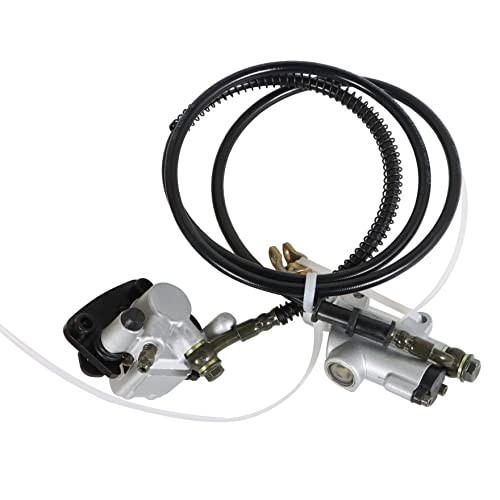 Rear Hydraulic Brake Assembly 1.55m Cylinder Caliper and Disc Kit Replacement