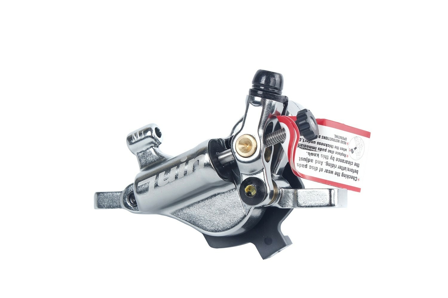 Juin Tech M1 Mountain eBike Bicycle Hydraulic Disc Brake Calipers w/rotors Gray