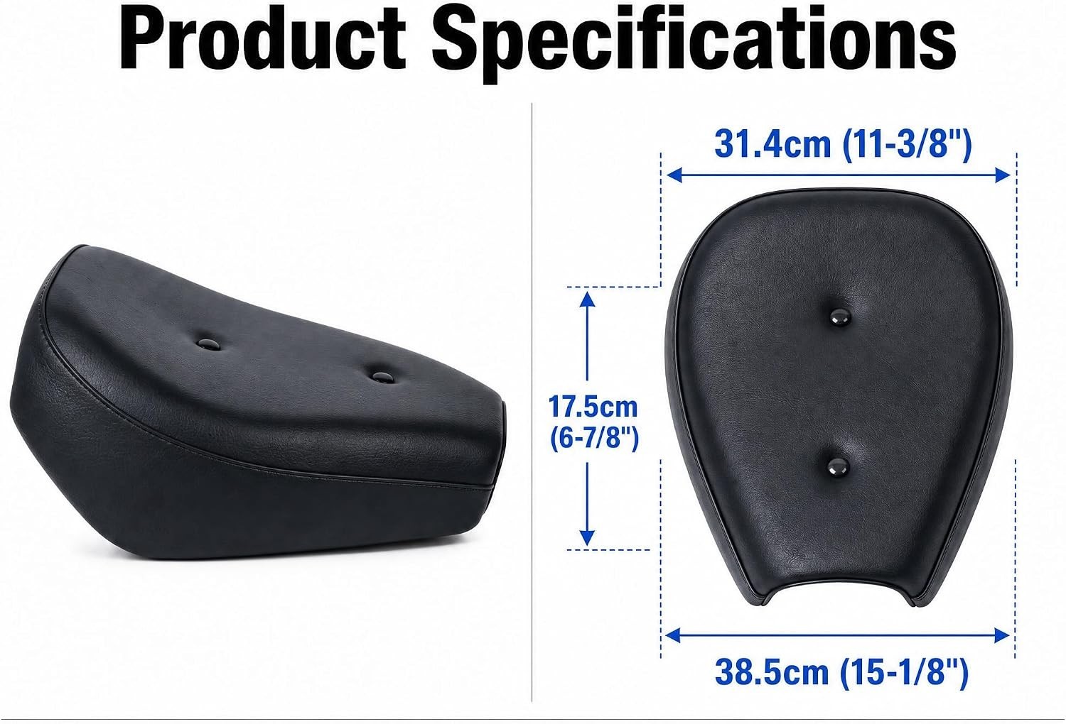 Durable 15 Inches Black Seat for Baja Warrior WR65 & Mini Bikes – Ride Smoothly