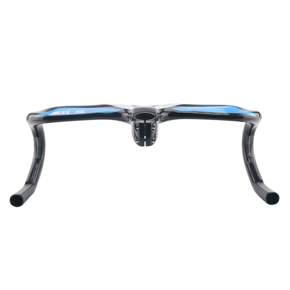 1-1/8″ Carbon Bicycle Integrated Handlebar Racing Drop Handle Bars 400/420/440mm