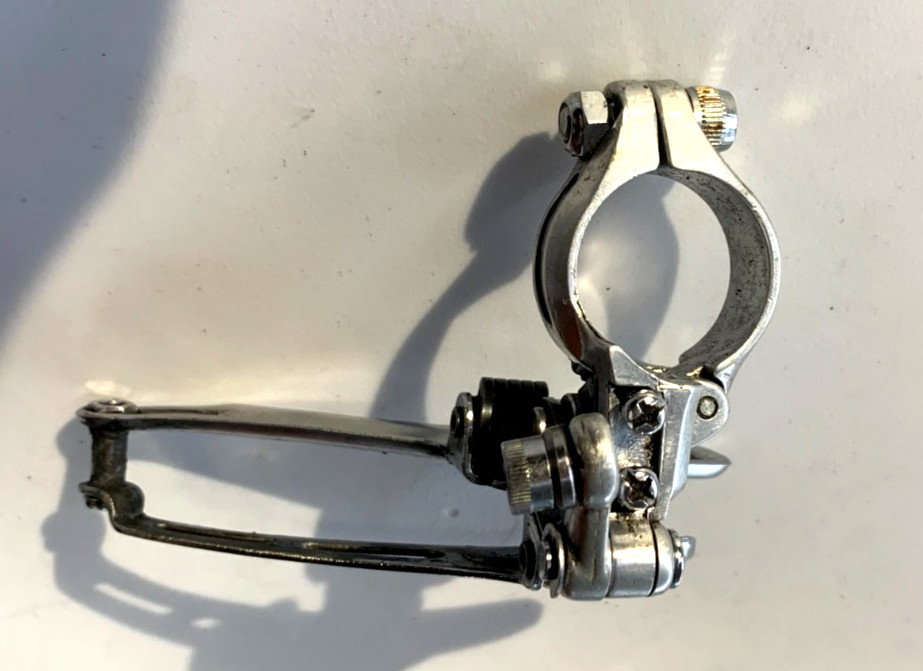 Vintage SHIMANO 600 Arabesque Double Front Derailleur 28.6 Clamp On Japan